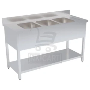 Stainless steel 3 bowl sink by Nice kitchen